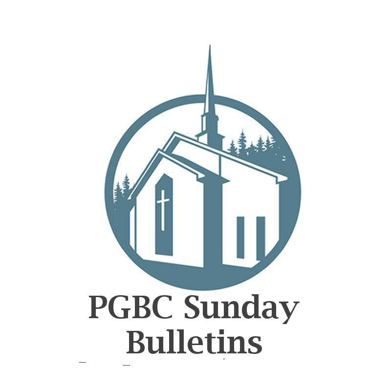 Sunday Bulletins