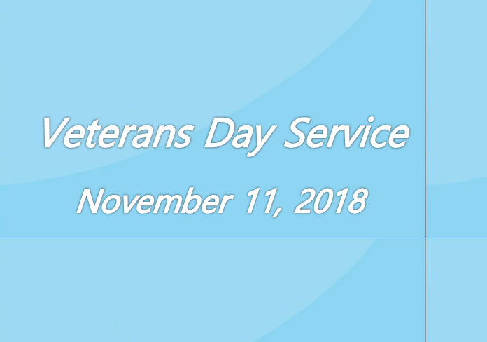Veterans Day Service 2018